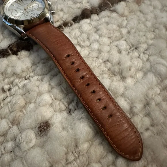 Michael Kors Bradshaw Brown Leather Watch MK5629 with Box s-l400.jpg main image 3